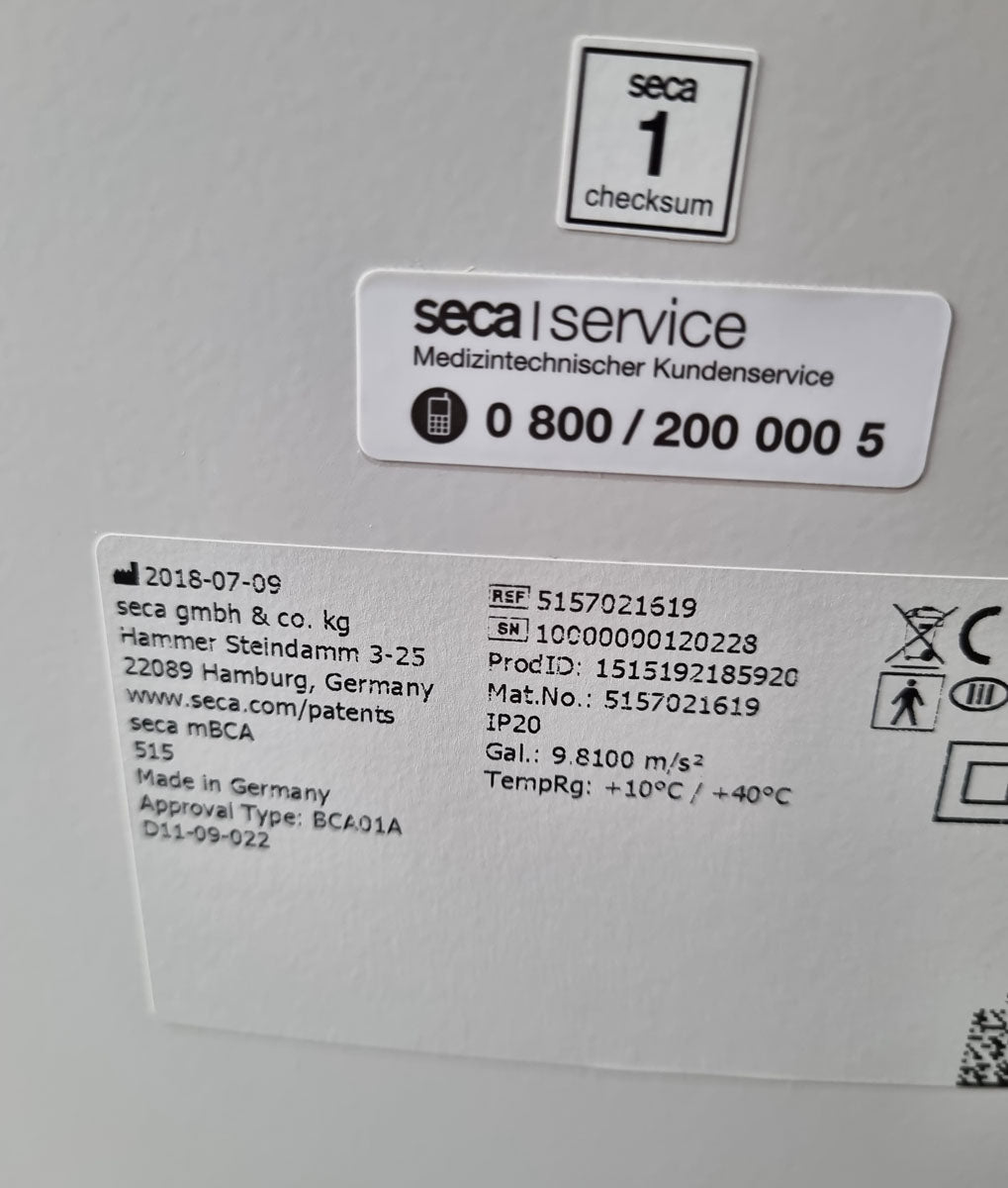Seca mBCA 515, Körperanalysewaage, Baujahr 2018, medical Body Composition Analyzer, gebraucht - guter und geprüfter Zustand