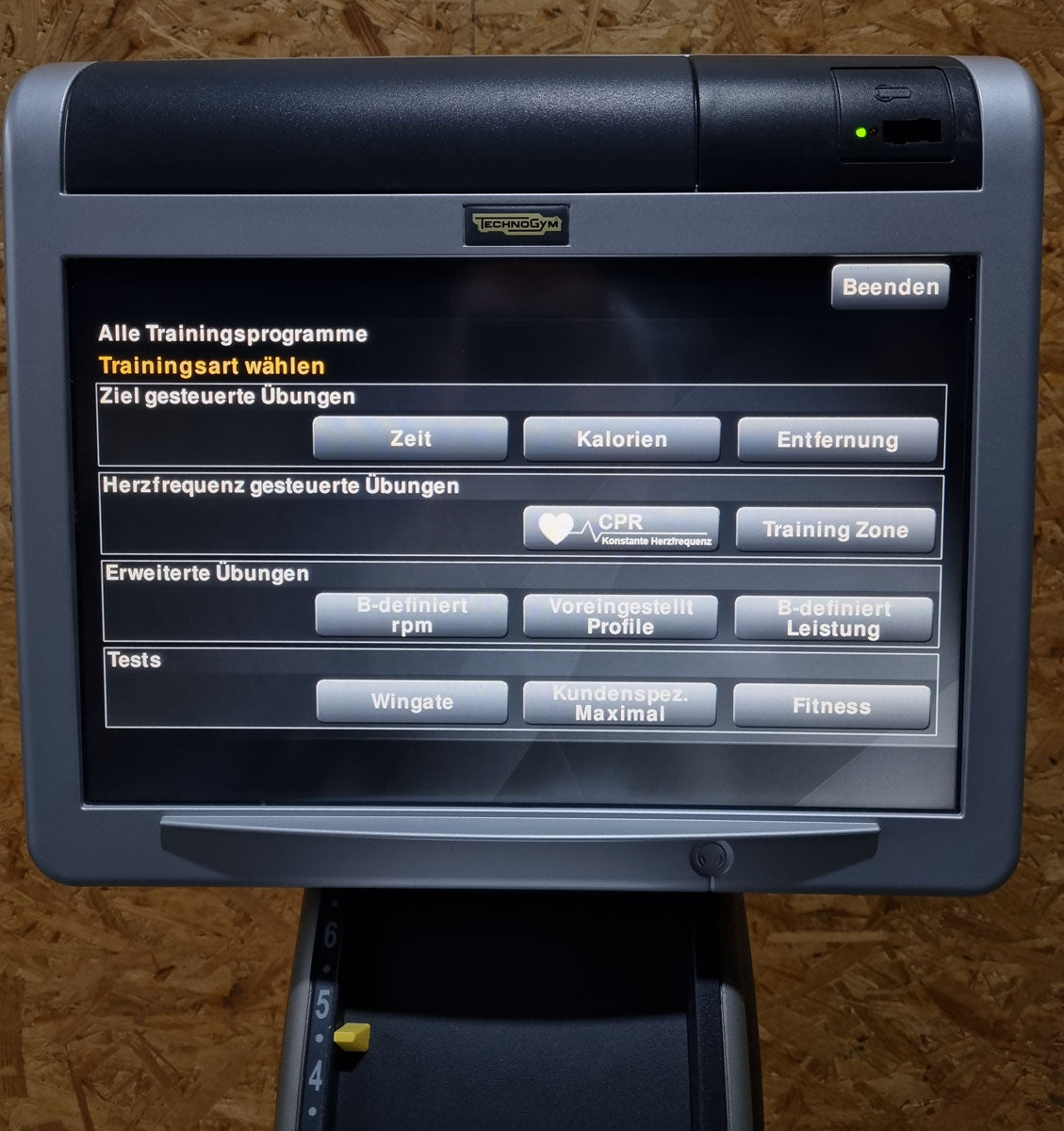 Technogym Top Excite, upper body trainer, upper body ergometer, wheelchair accessible, hand ergometer, cardio training for arms and shoulders, used - refurbished condition
