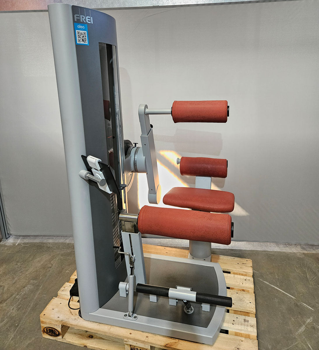 Frei Genius Eco 12er Gerätesatz, Optional mit smarten Displays, MPG, KGG, MED Zulassung, 12 Kraftgeräte im Set, Medical Physio Serie, Silber, gebraucht - überholter Zustand
