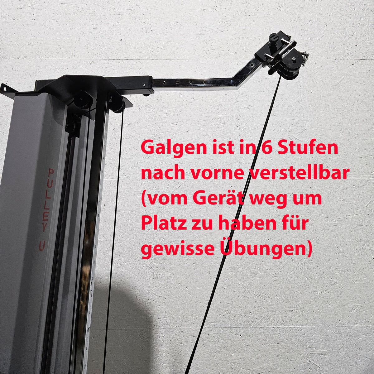 Pego Sport Pulley U, vertical pulley - universal pulley 80 kg (wall model) cable pulley for physio and rehab, Made in Germany - used - refurbished condition