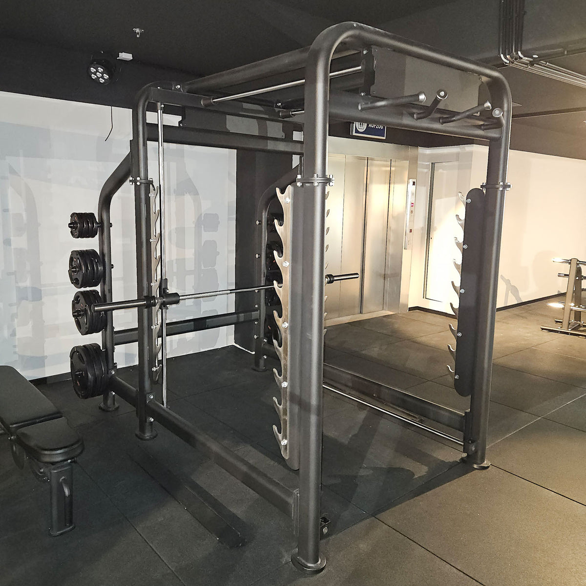 DankSport 3D Multipresse, Max Rack, verstellbare Smith Machine sowie Power und Squat Rack Cage, NEU