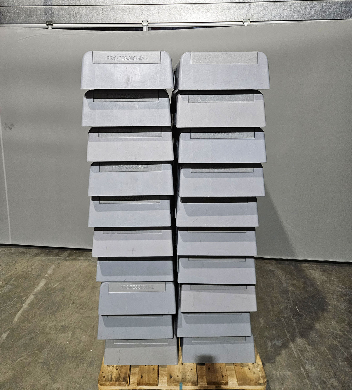 Reebok Steps / Step-Boards, 20 Stück im Set, Blau-Grau, gebraucht - geprüfter Zustand