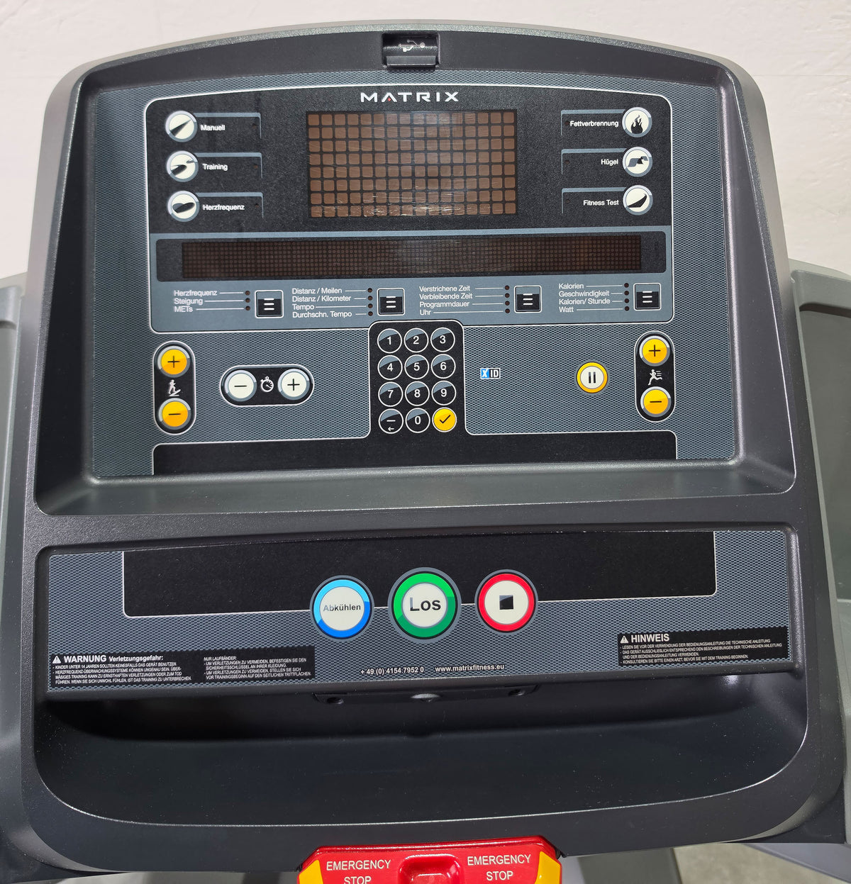 Matrix T3X Laufband, Neues Modell, LED Display, gebraucht - überholter Zustand