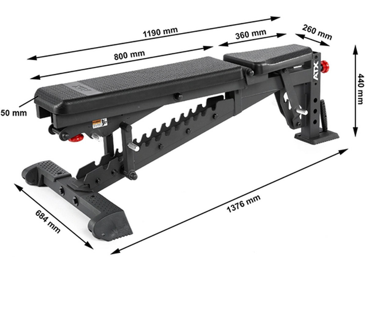 ATX Multi Bench - Ultimate Neues Modell 2.0 - mit PU-Polsterung