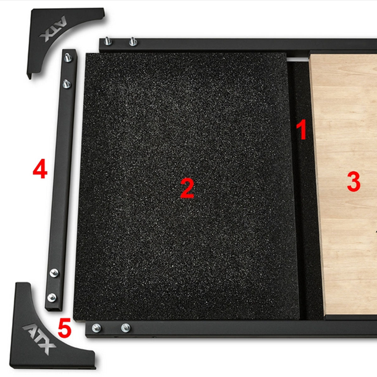 ATX Deadlift Platform Granulat mit ATX-Logo II