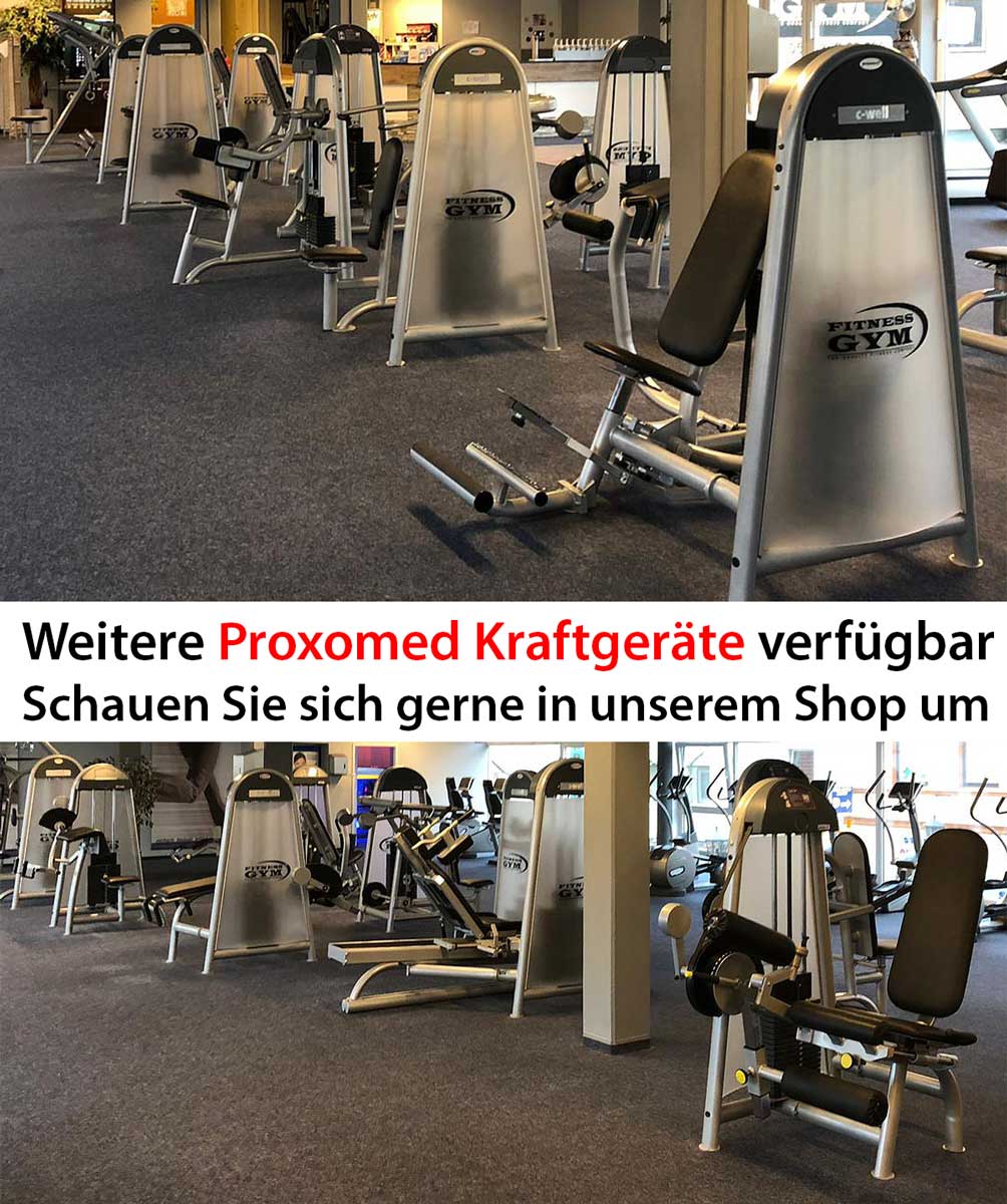 Proxowell bzw Proxomed, Stützstemme, Dips, Trizepsmaschine, Armstrecker, Compass bzw C-Well Serie, gebraucht - überholter Zustand