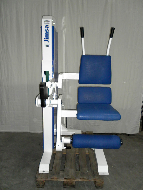 Jimsa Bauchmaschine, klappbar, weiß, Fitline, gebraucht