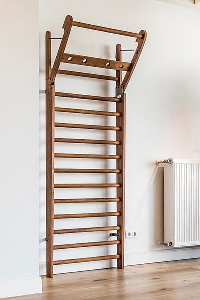 WaterRower NOHrD Wall Bars Walnut, 10 or 14 rungs