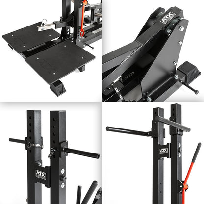 ATX Belt Squat Machine - Kniebeugen & Dips Maschine - Plate loaded