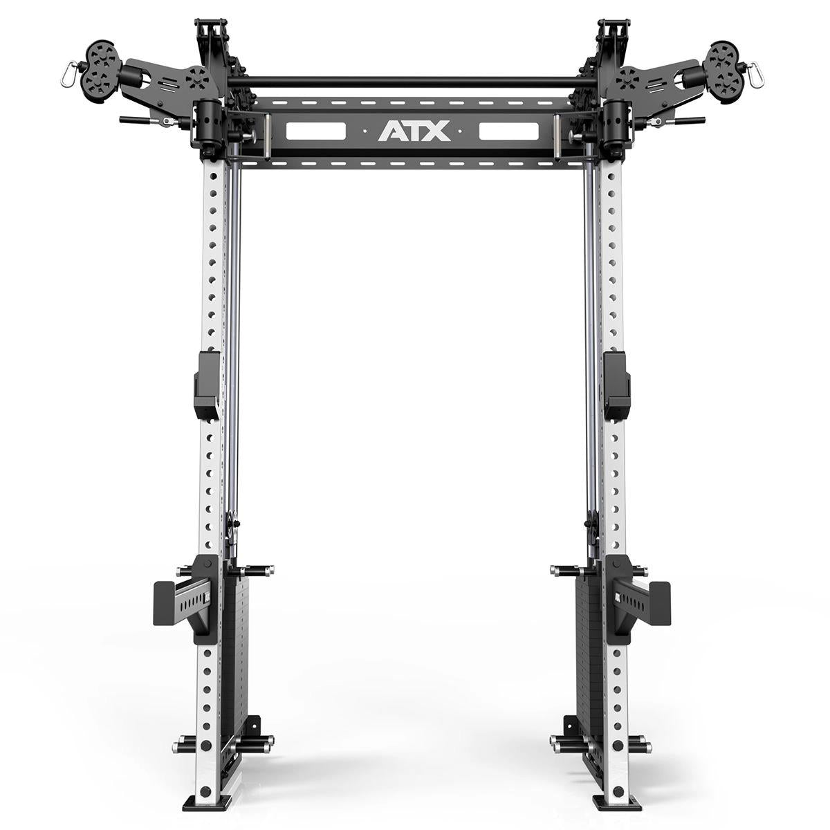 ATX Half Rack - Zugstation mit 2 x 90kg Steckgewichten - Wandbefestigung - Wall Cable Half Rack