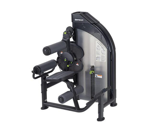 Sportsart Back Extension/Ab Crunch, Bauchmaschine und Rückenstrecker 2-in-1 Kombimaschine DF306