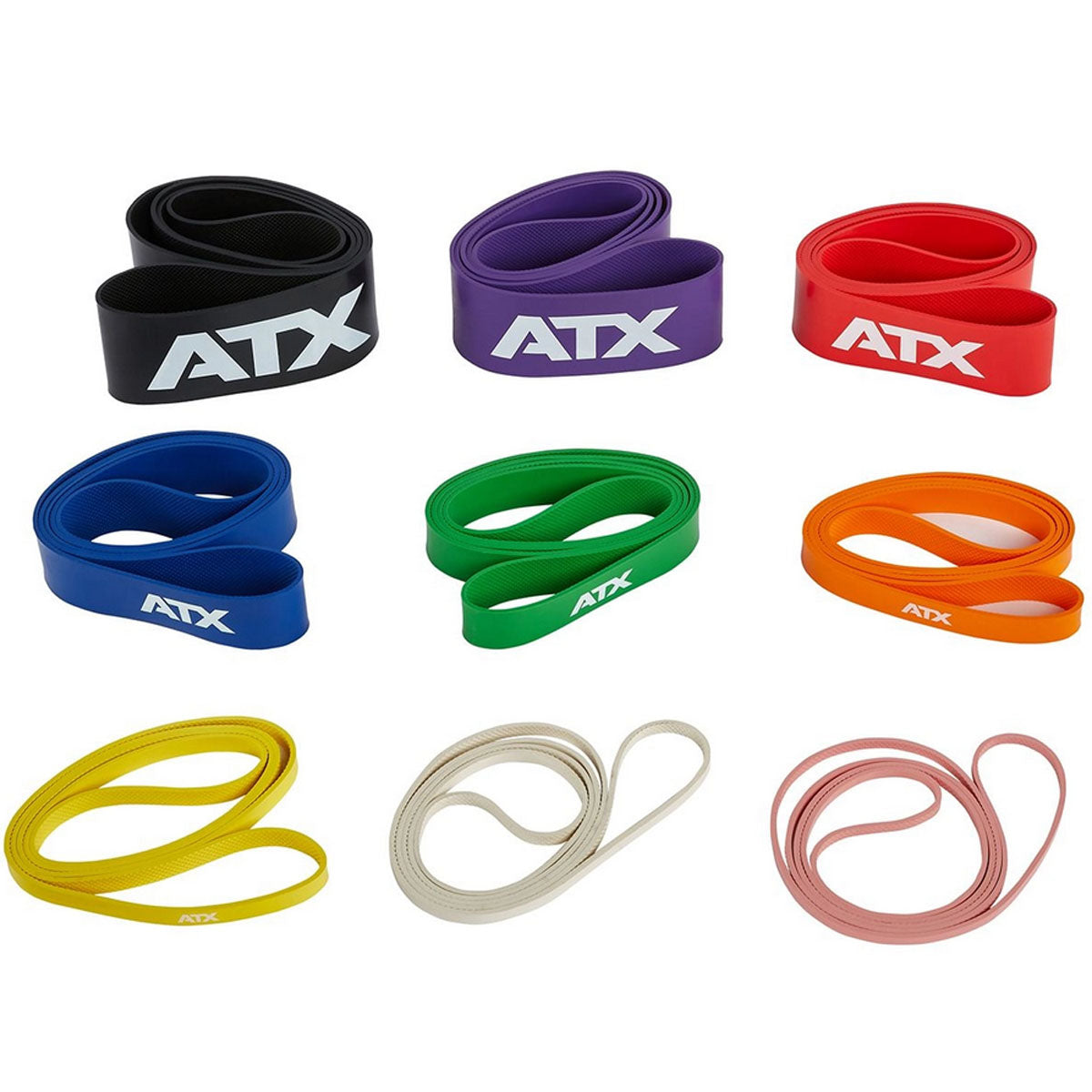Widerstandsbänder Gummi - ATX Power Band - in 9 Zugkraftstärken