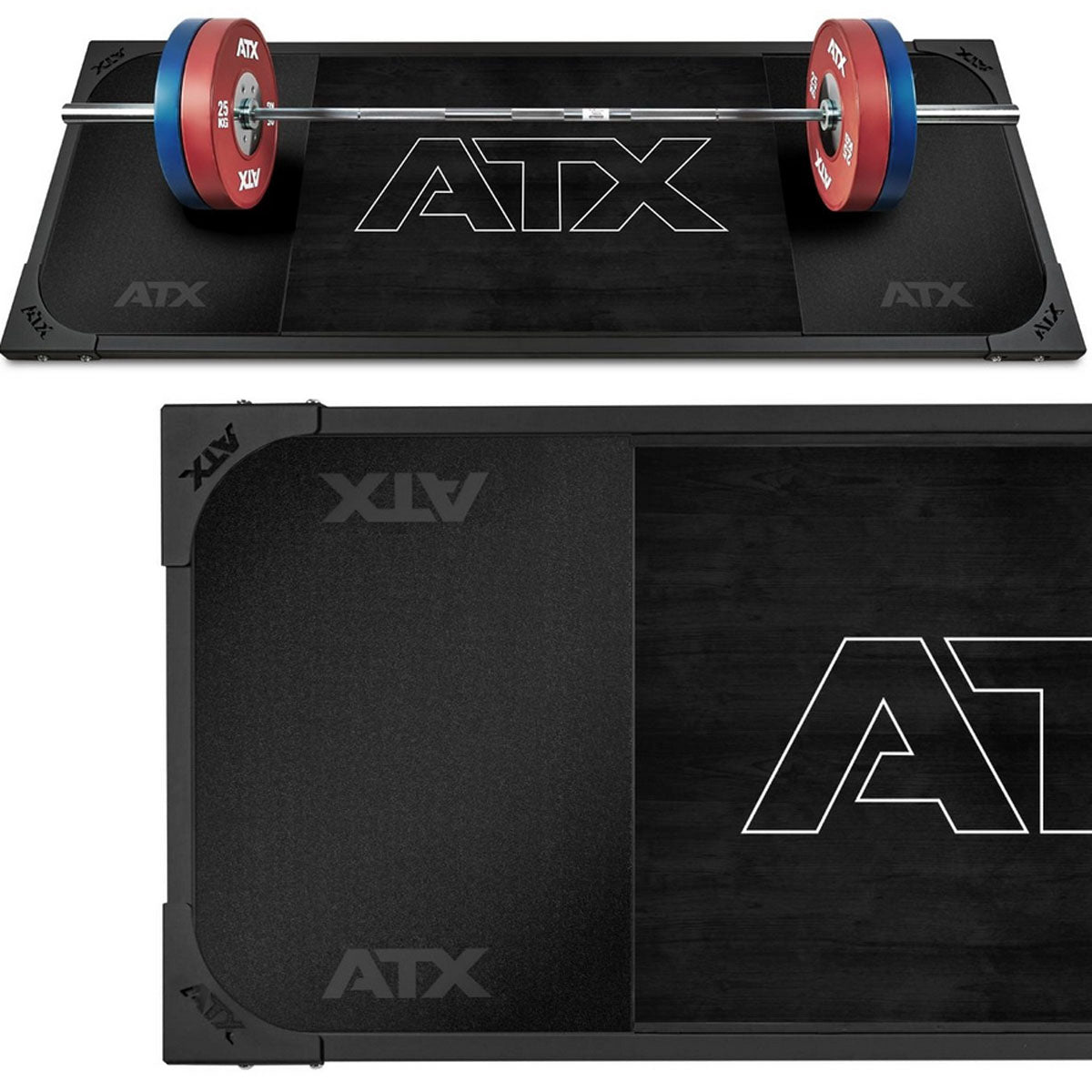 ATX Deadlift Platform mit ATX Outline-Logo - Schwarz