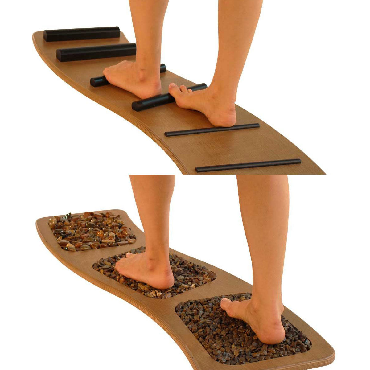 Extrafit Fuss-Zirkel, 7 Boards, Barfußpfad aus Holz, Fußzirkel, guter gebrauchter Zustand