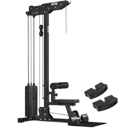 ATX Lat Machine 750 - Latzuggerät mit 115kg / 117,5kg Steckgewichten