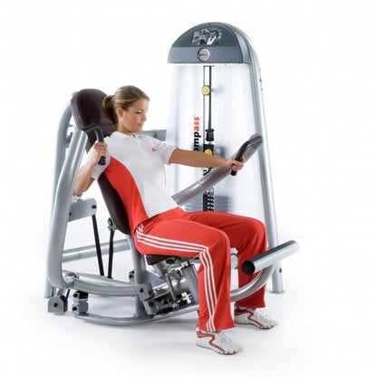 Proxowell bzw Proxomed, Bankdrückmaschine, Brustpresse, Einstiegshilfe, Compass bzw C-Well Serie, Chestpress, gebraucht - überholter Zustand