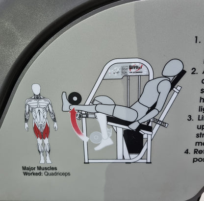 Nautilus Nitro Beinstrecker und Beinbeuger sitzend, 2 Geräte im Set, Leg Curl and Leg Extension seated, Rahmenfarbe Anthrazit, gebraucht - überholter Zustand