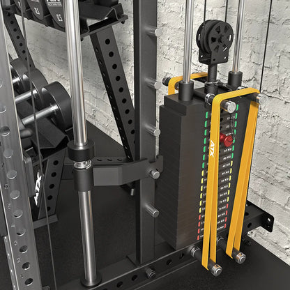 ATX Rack-Zugstation mit Multipresse zur Wandbefestigung