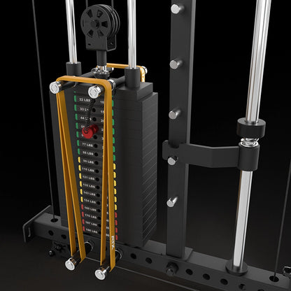 ATX Rack-Zugstation mit Multipresse zur Wandbefestigung