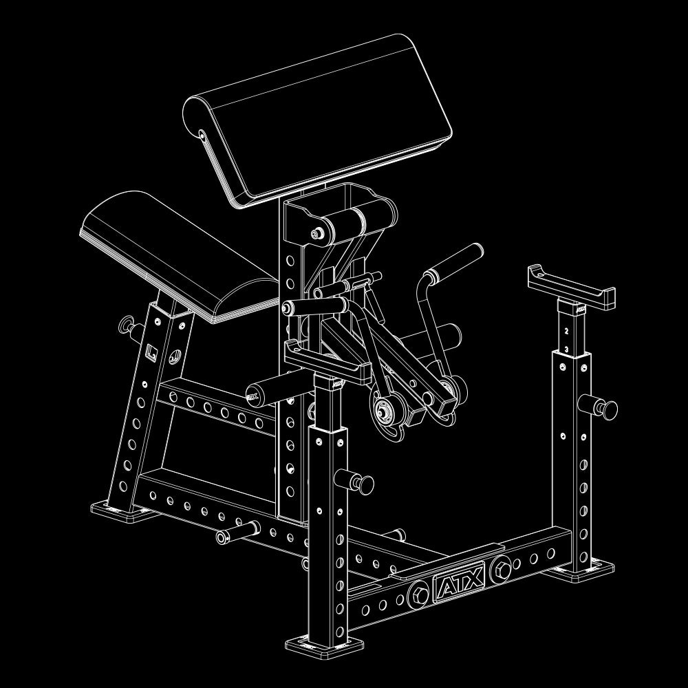 ATX Bicep Blaster - Bicep Curl Machine BBM-700