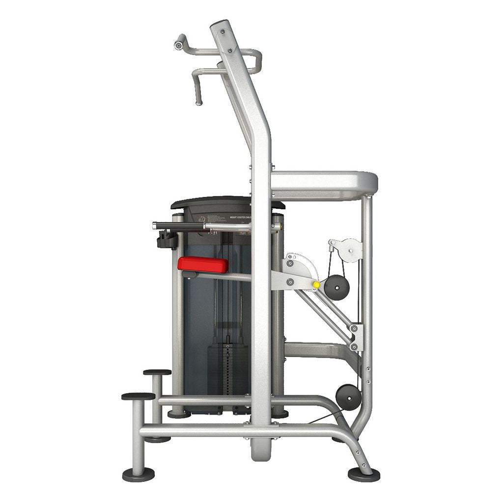 Impulse Fitness Dip Klimmzugmaschine mit Gewichtsunterstützung, IT9520, Chin/Dip Combo, 90kg Gewichtsblock