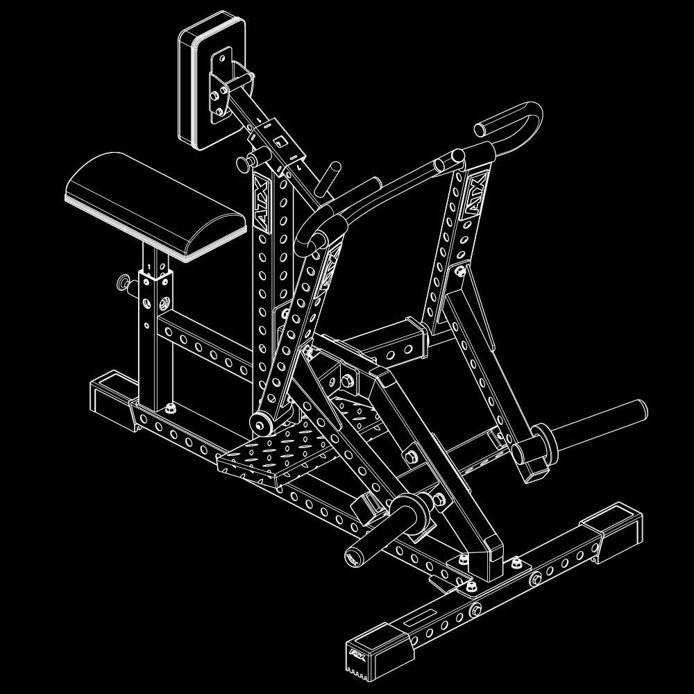 ATX Lateral Row Machine - Rowing Machine