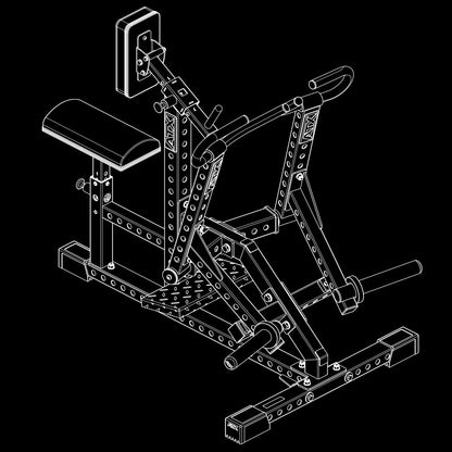 ATX Lateral Row Machine - Rowing Machine