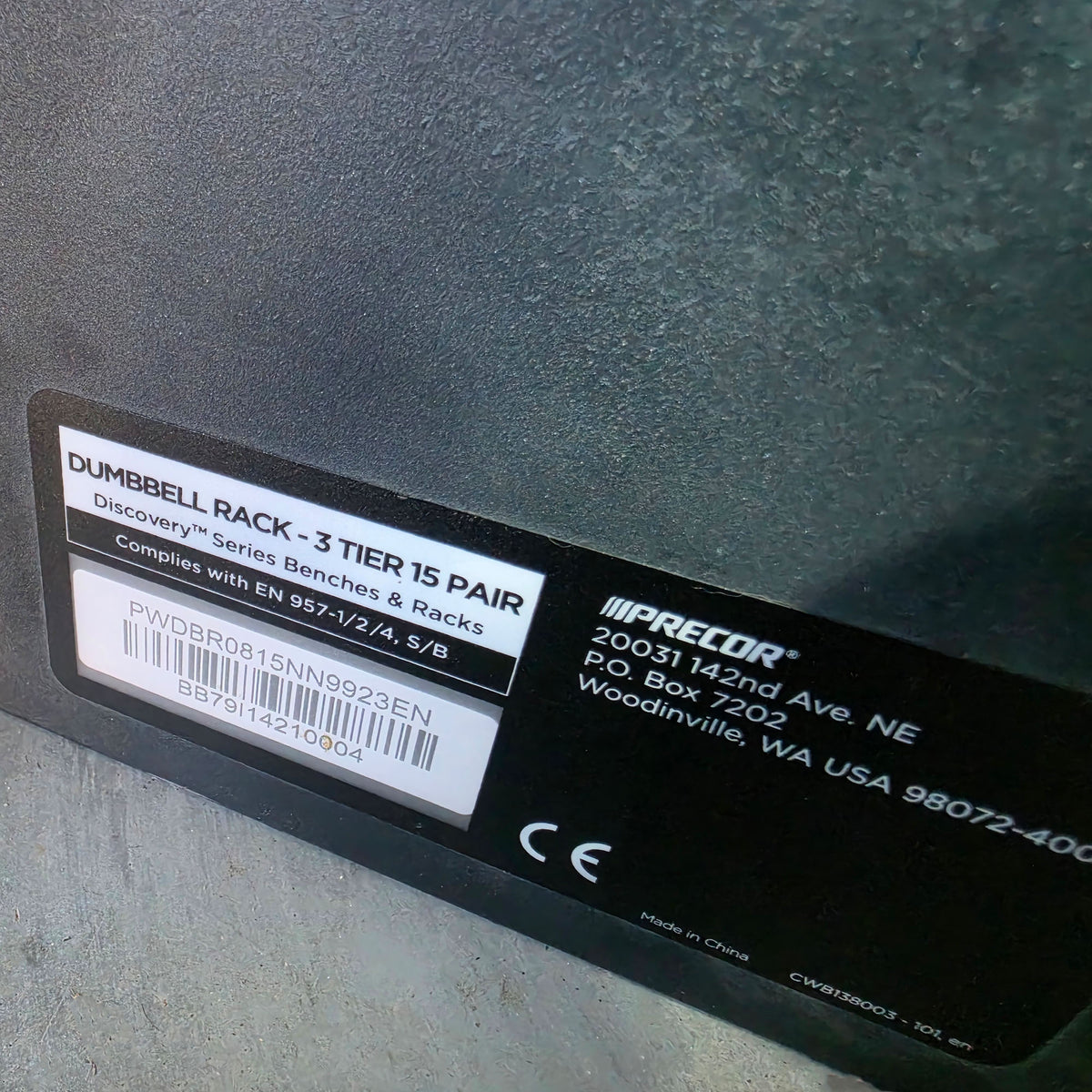 Ziva Kurzhantelsatz aus Urethane 4 bis 30kg in 2kg Stufen ( 14 Paare ) Material ähnlich Gummi bzw PU Polyurethane, INKLUSIVE Precor Kurzhantelablage, gebraucht - mit Gebrauchsspuren