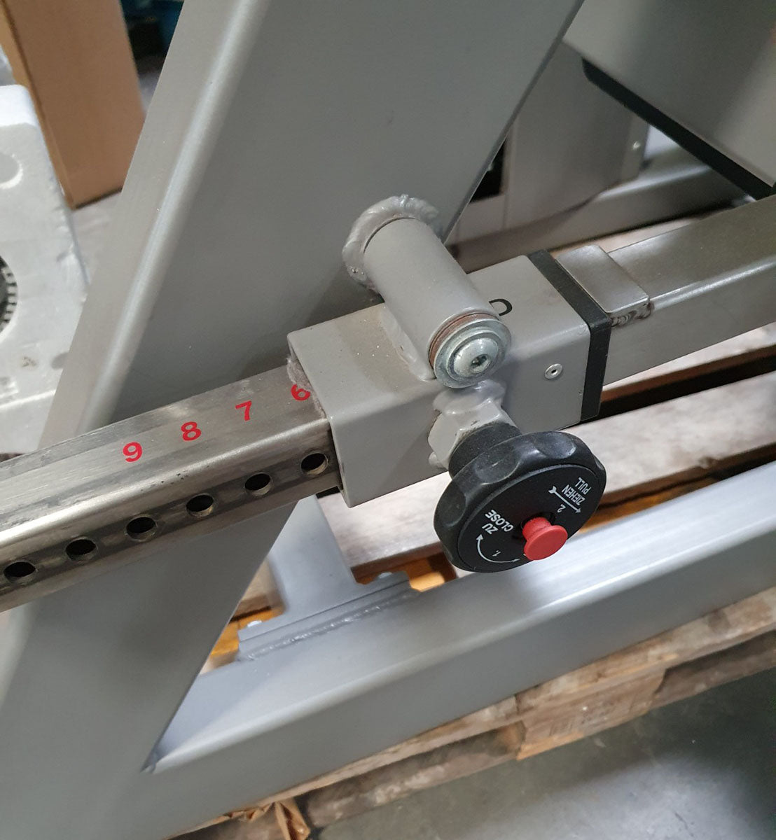 Sanimed Funktionsstemme, verstellbare Beinpresse 150kg, MPG, Pego Sport, gebraucht - überholter Zustand