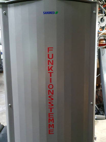 Sanimed Funktionsstemme, verstellbare Beinpresse 150kg, MPG, Pego Sport, gebraucht - überholter Zustand