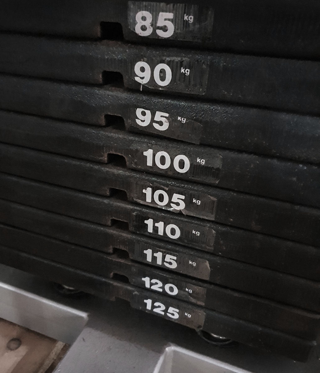 L+K Beinpresse, liegend, Gym80 Ähnlich, Leg Press Oldschool Bodybuilding, Silber, gebraucht - geprüfter Zustand