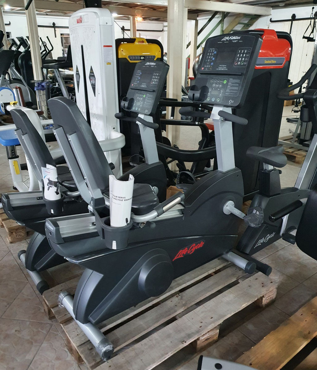 Life Fitness Recumbent, Liegeergometer, Integrity Serie, LED Konsole, gebraucht - überholter Zustand