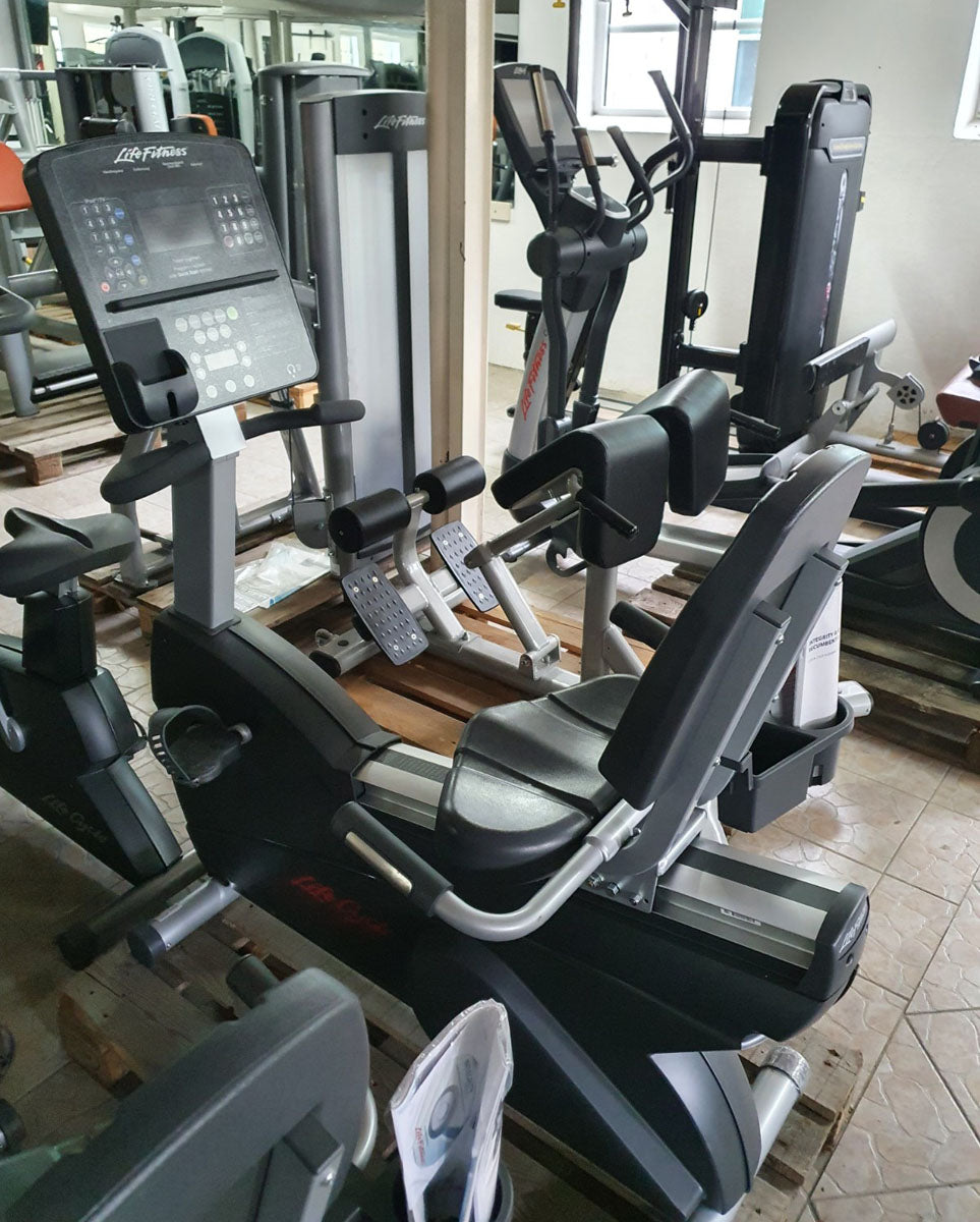 Life Fitness Recumbent, Liegeergometer, Integrity Serie, LED Konsole, gebraucht - überholter Zustand