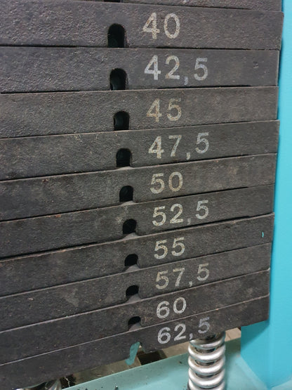Gym80 Bizepsmaschine, Biceps Curl, Edition Line, Rahmenfarbe Türkis, gebraucht