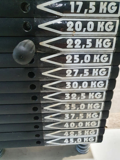Sportesse Pomaschine, Gluteusmaschine stehend, Glute Isolator Raise, Rahmen Weiß, gebraucht - geprüfter Zustand