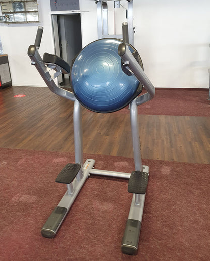 Life Fitness Bosu Ball Leg Raise SLR Gymnastic Ball, Signature Series, Frame Color Silver, Used - Refurbished Condition