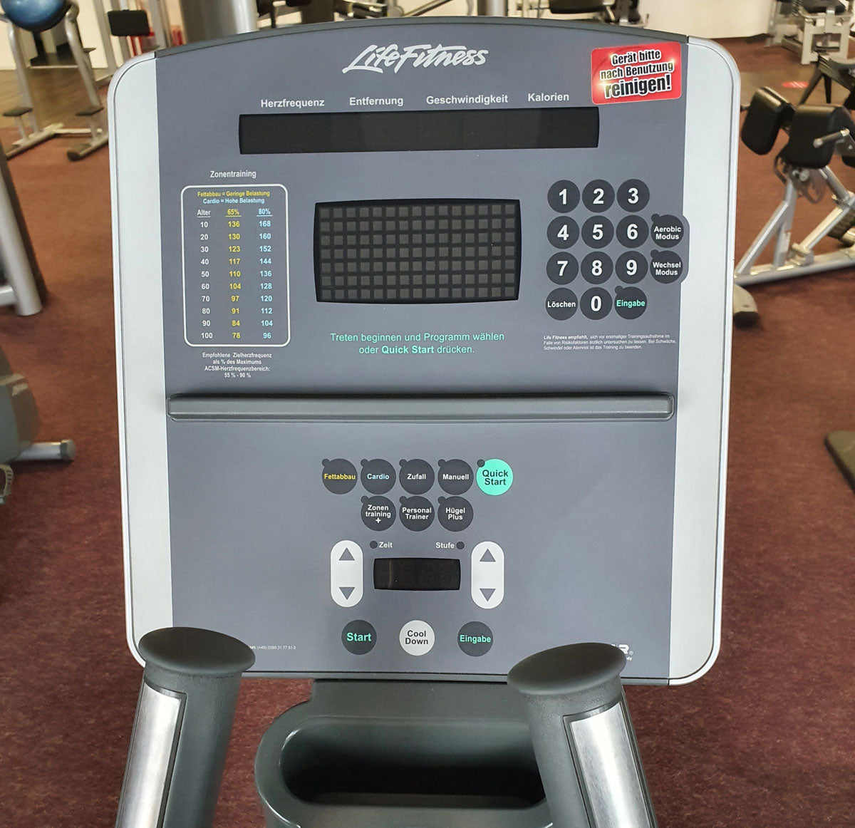 Life Fitness Summit Trainer 95 Li, Stepper, Silverline, used