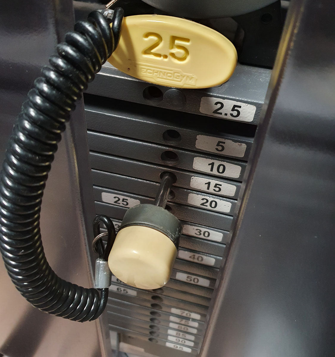 TechnoGym Low Row, Rudern, Latisolator, Selection Line - Neues Modell mit Plastikverkleidung, Polster Braun, gebraucht - überholter Zustand