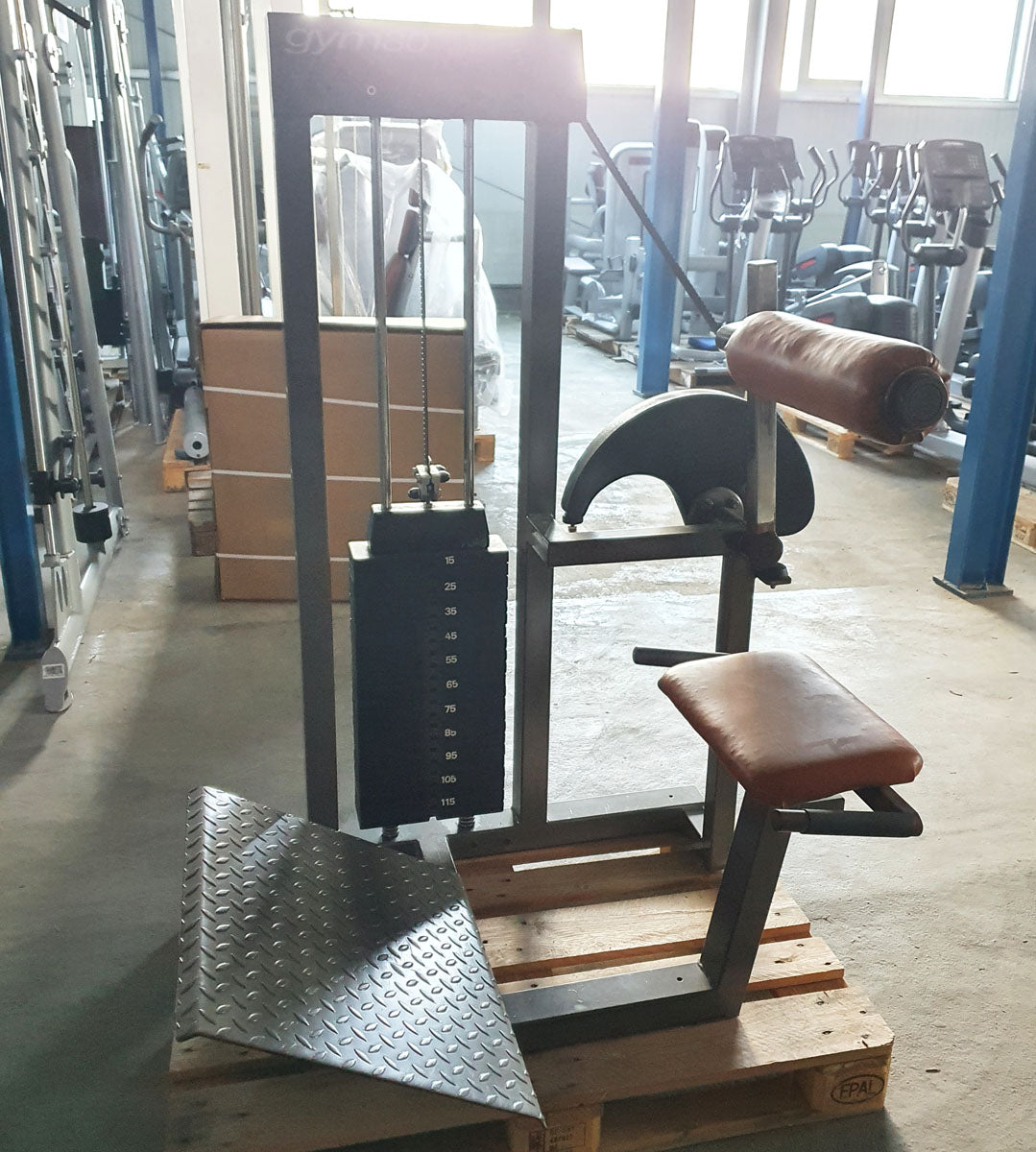 Gym80 Rückenstreckermaschine, Hyperextension, Back Extension, Old school, 120kg Gewichtsblock, gebraucht
