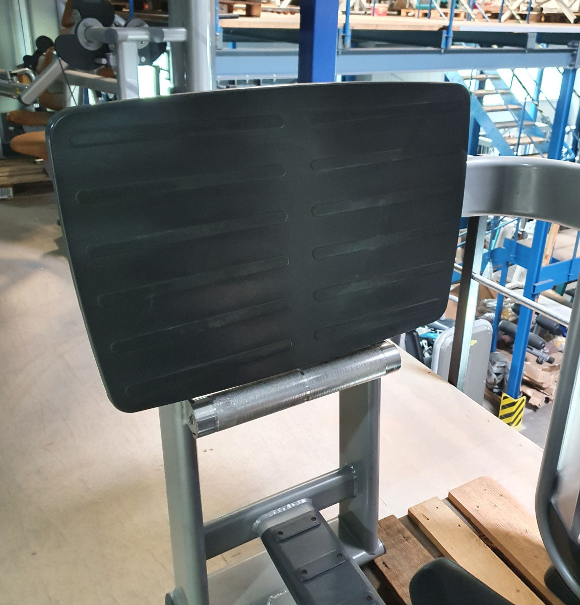 Inotec Beinpresse, Leg Press, Rahmenfarbe Silber, Polsterfarbe Schwarz, gebraucht - überholter Zustand