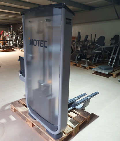 Inotec Rückenstreckermaschine, Hyperextension, Back Extension, Rahmenfarbe Silber, Polsterfarbe Schwarz, gebraucht - überholter Zustand
