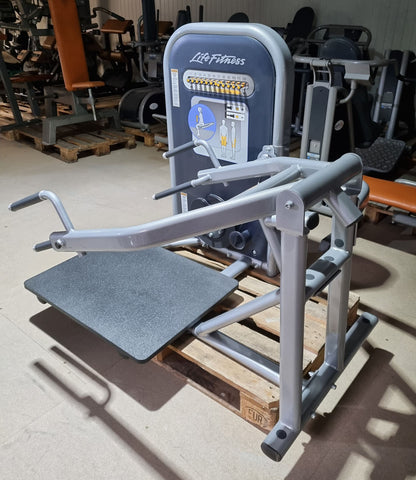 Life Fitness Squat Machine, Circuit Series, Frame Color Silver, Used - Refurbished Condition