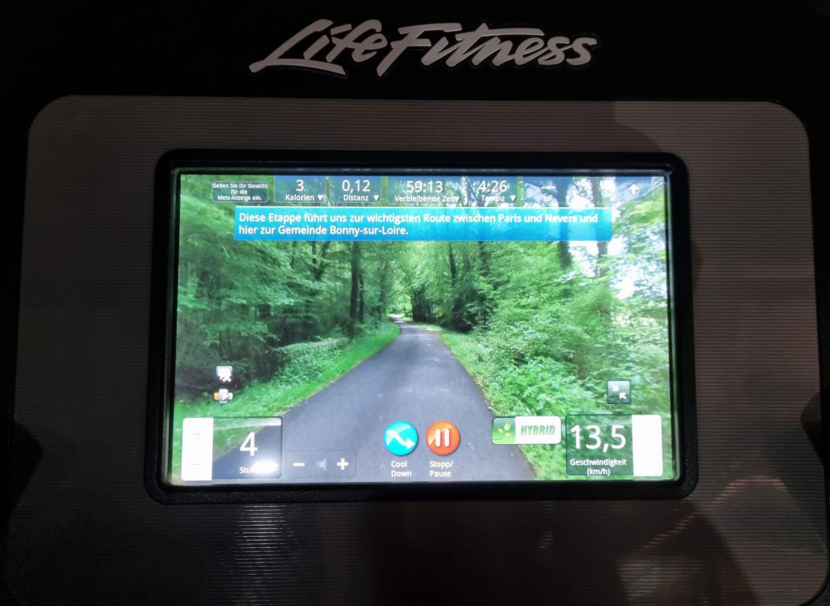 Life Fitness Ergometer Lifecycle, Elevation Series, Discover Si Konsole Touch, gebraucht - überholter Zustand