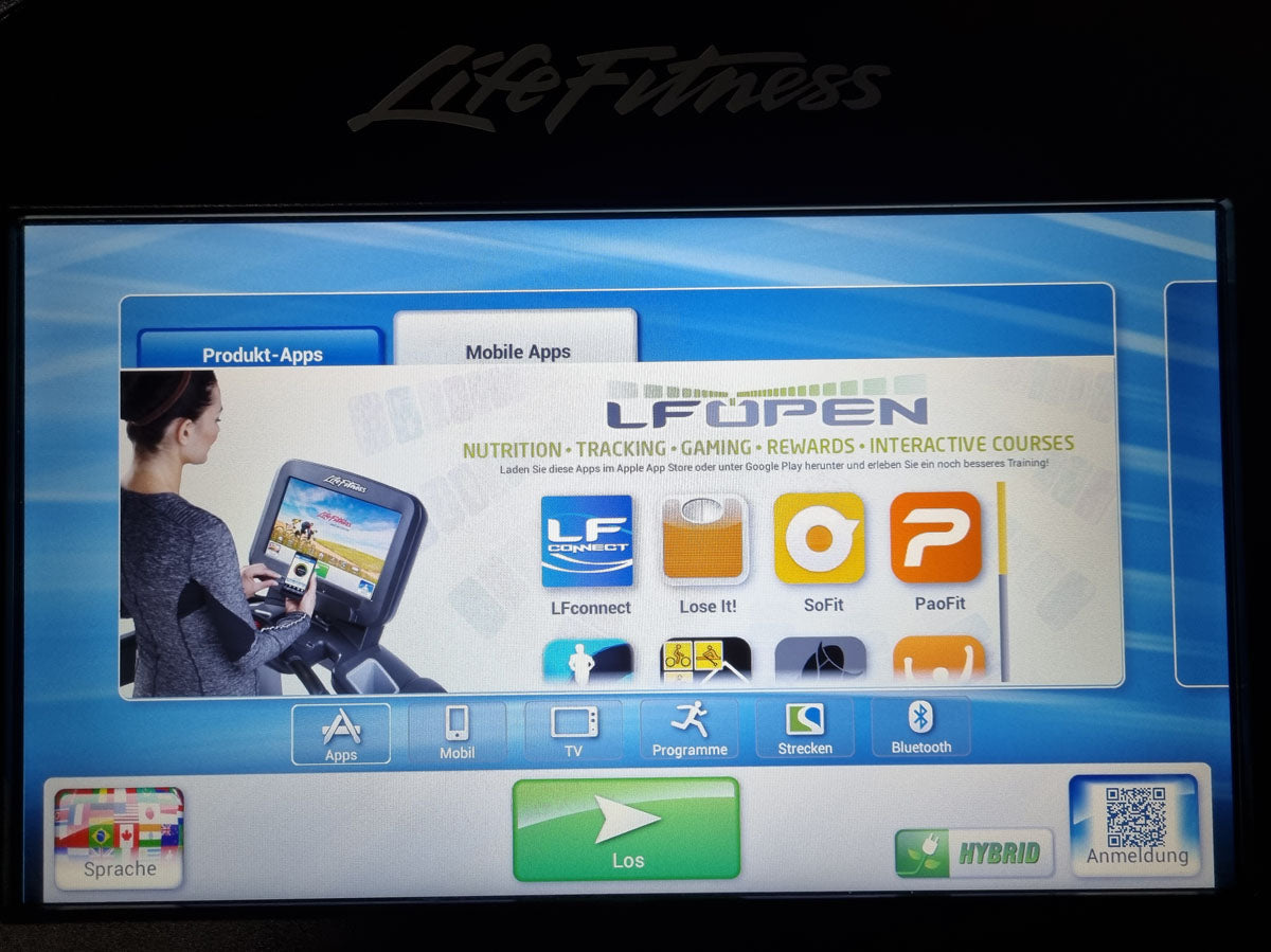 Life Fitness LiegeErgometer Lifecycle, Elevation Series, Recumbent, SE Konsole Touch, gebraucht - überholter Zustand