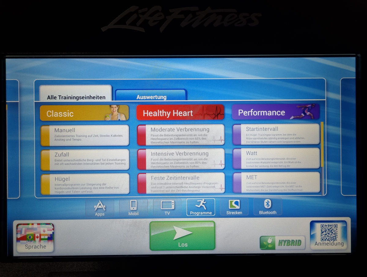 Life Fitness LiegeErgometer Lifecycle, Elevation Series, Recumbent, SE Konsole Touch, gebraucht - überholter Zustand