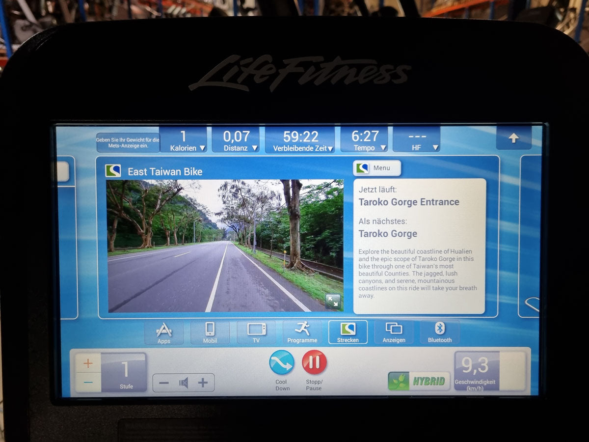 Life Fitness LiegeErgometer Lifecycle, Elevation Series, Recumbent, SE Konsole Touch, gebraucht - überholter Zustand