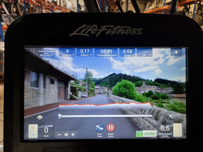 Life Fitness LiegeErgometer Lifecycle, Elevation Series, Recumbent, SE Konsole Touch, gebraucht - überholter Zustand