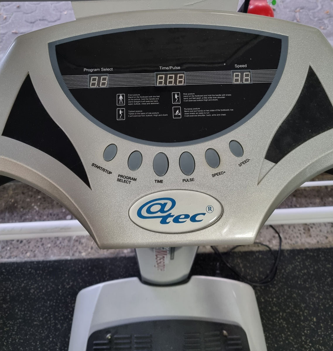 @Tec Vibration Plate Crazy-Fit-Massage - Vibration Trainer, Home Use, Used