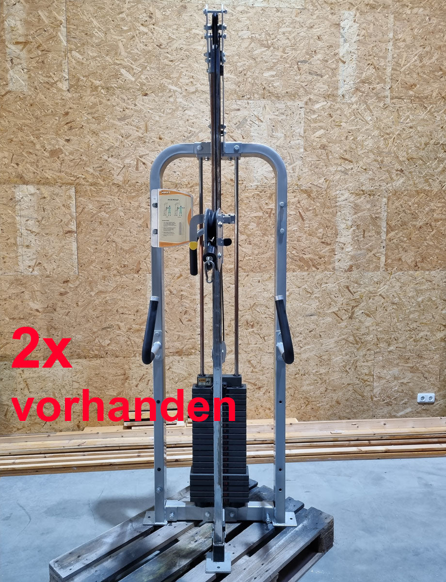 Hoist Multi Kraftstations Turm - Multistation mit Kabelzug, Kraftstation mit Gewichtsblöcken, gebraucht - überholter Zustand