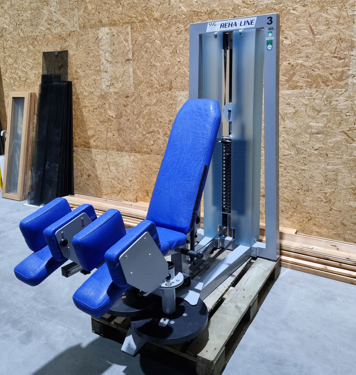 SVG Abductors and Adductors 2 in 1 Combination Machine - Hip Abduction and Hip Adduction, MPG; Rehab, Frame Color Silver, Used - Refurbished Condition